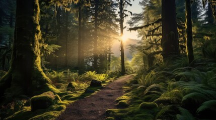horizon adventure landscape background