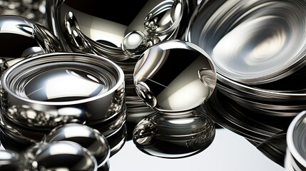 elegant shiny silver background