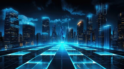 abstract blue light background