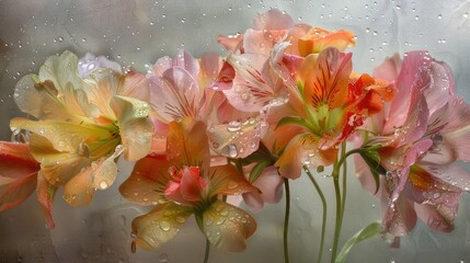 bloom rain flowers