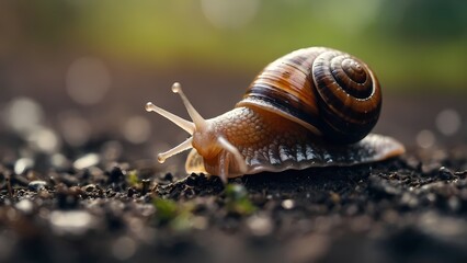  Macro Snapshot of a Snail
