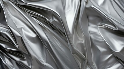 metallic sheet silver background