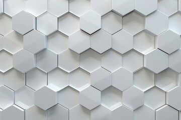 Fototapeta premium seamless light gray backdrop adorned with a meticulously detailed hexagon design, meticulously arranged in a honeycomb structure that exudes both simplicity and sophistication