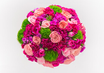 bouquet of roses wendding flowers natural love roses pink