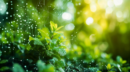 A close up exploration of emerging technologies within Clean Tech capturing the essence of innovation and sustainability in low carbon construction methods