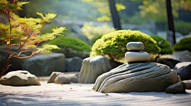 harmony rock zen background