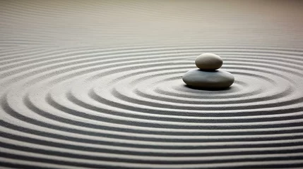 Fotobehang meditation rock zen background © vectorwin
