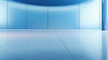 interior floor blue background