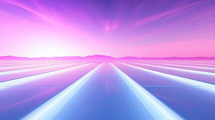 abstract perspective neon background