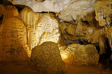 Grotto, cave in Ubajara National Park. It is the smallest of the 35 national parks of Brazil and is...