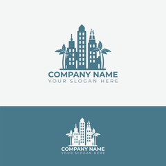 Luxury House logo design concept with construction industry