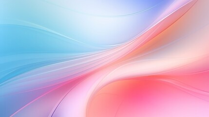 Soft Glass Background Texture with Pastel Colorful Gradient.