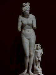 Fototapeta na wymiar a historical statue from Roman times
