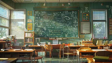 teacher school backdrops