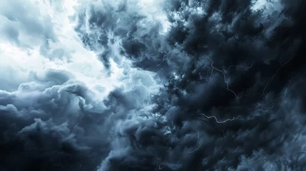 Fotobehang Storm sky, lightning in the sky  © Владимир Германович