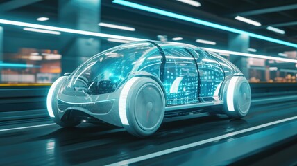 Conceptual design of a self-driving car with transparent displays and augmented reality for an immersive passenger experience