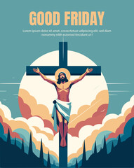 Good friday banner template 
