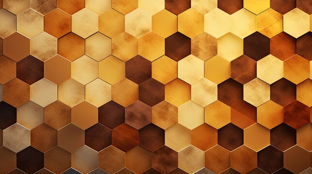 design presentation hexagon background