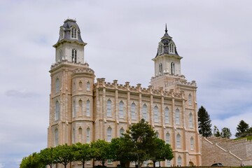 Obraz premium Manti Utah Temple