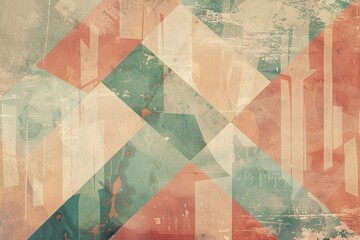 Nostalgic Vibes: Vintage Abstract Background in Classic Vintage Colors for Retro Appeal