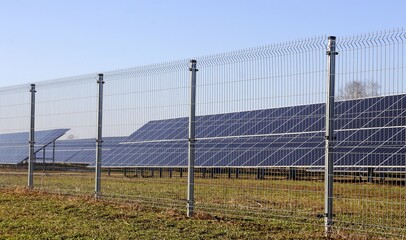 Fototapeta premium solar power ecology energy panels