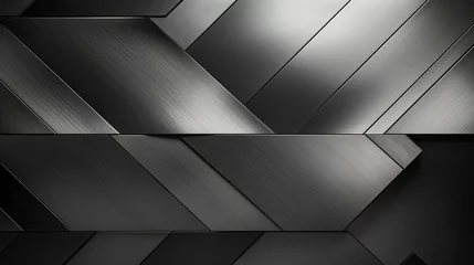 Fotobehang breakdown modern metal background © vectorwin