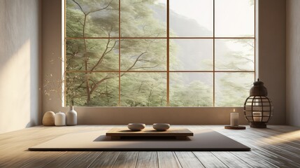 Fototapeta na wymiar mindfulness scene zen background