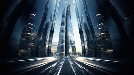 architecture futuristic skyscraper building