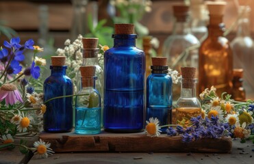 Nourishing nature's gifts: herbal therapy, medicines, drugs, tinctures, infusions, and homeopathy for holistic well-being and natural healing practices