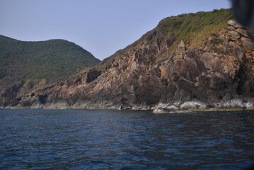 The beautiful sea of Nha Trang, Viet Nam in summer time