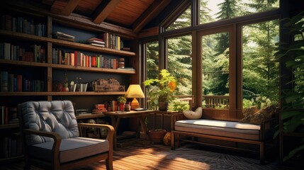 Fototapeta premium modern decor house background
