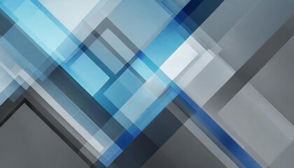 blue and grey glossy squares abstract tech banner design modern abstract blue background design with layers of material in square shapes in random geometric patterns