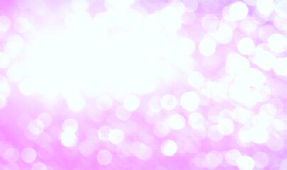 Pink bokeh effect background for banner, poster, celebrations and various design works