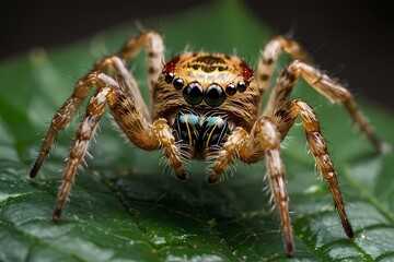 Spider-like AI robot character, symbolizing coordination and technological prowess in the world of tomorrow