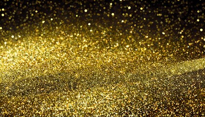 dark shiny golden glitter background