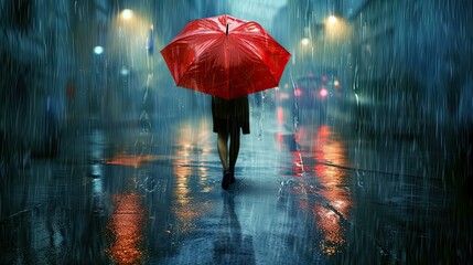 weather umbrella and rain
