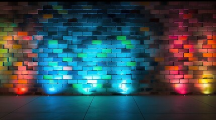 background wall blurred lights