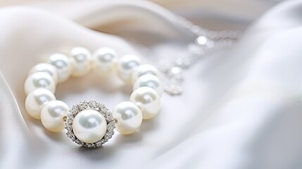 crystal white jewelry background