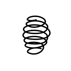 Spiral spring vector 