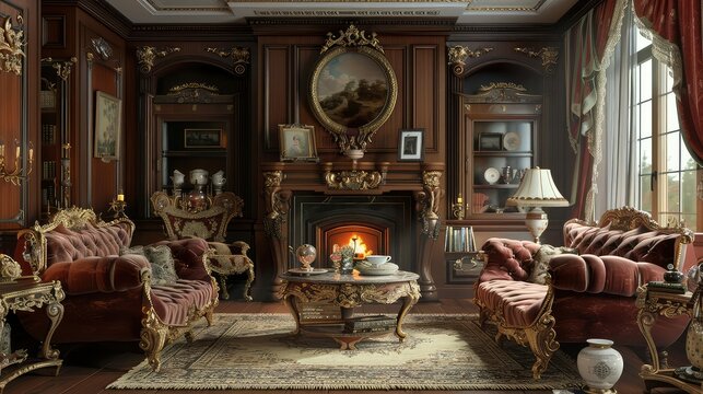 parlor victorian living room