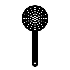black plastic spatula