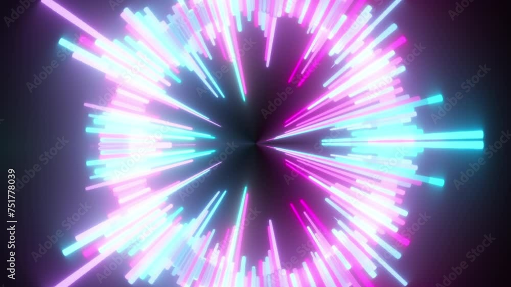 Poster abstract glow equalizer. computer generated 3d render