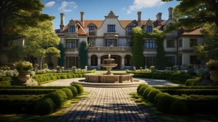 cottage estate house building