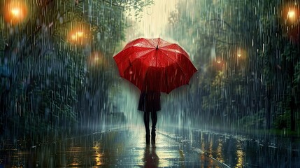 protection umbrella and rain