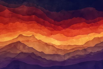 Poster Produce a mottled background that captures the essence of a desert landscape at sunset, with warm hues of orange, red, and purple blending into the cool tones of the evening sky © Counter