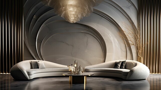 exclusive curve luxury background