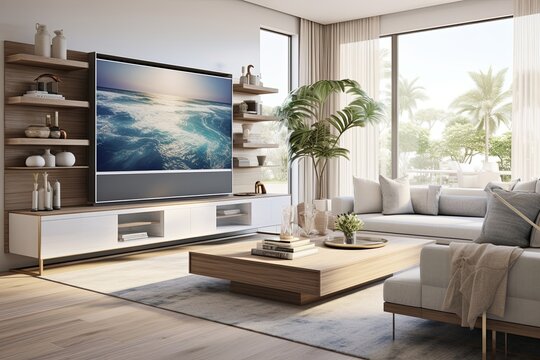 Augmented SeaTech: Coastal Living AR Entertainment Centers - A Modern Fusion