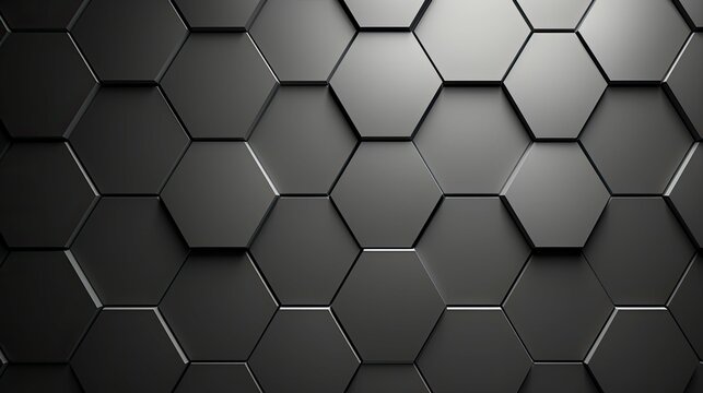 design gray hexagon background