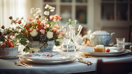 warm indoor blurred room