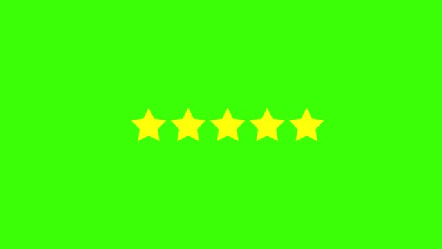 Giving rating stars. Ranking business with fave golden stars. 5 star rating for product quality, customer feedback and review .